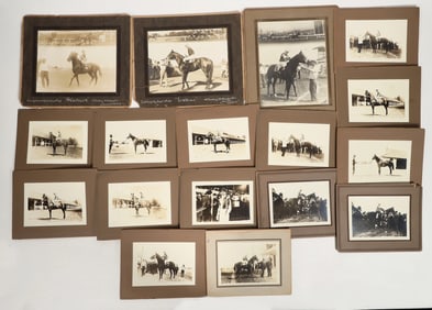 Early Horse Racing Photograph Group (17) [197702]