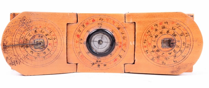 Chinese Sundial Watch and Compass  [198673]