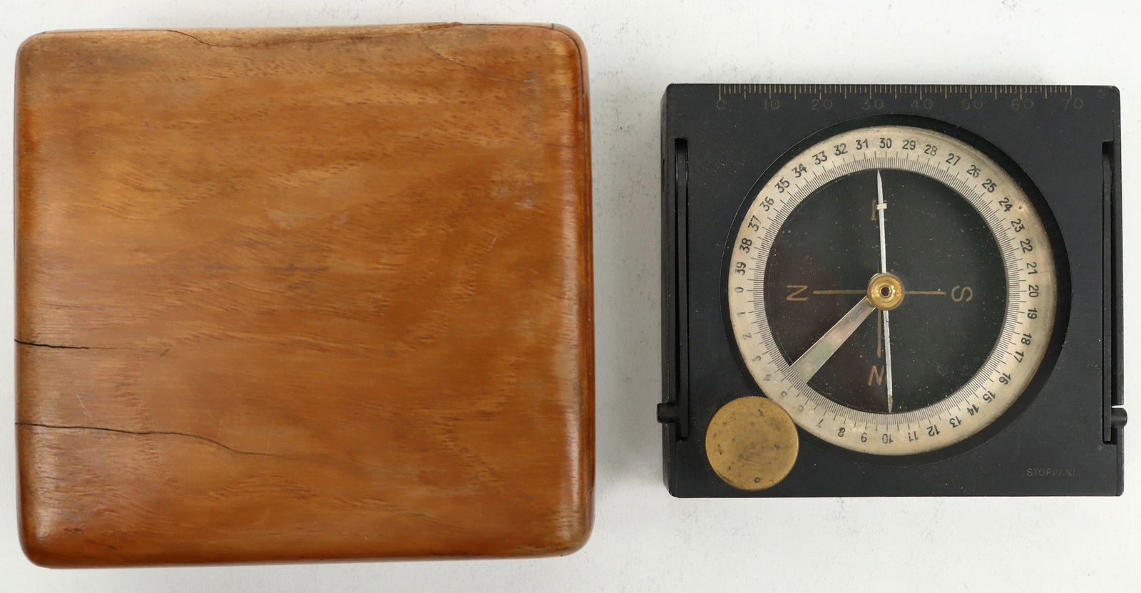 A. Stoppani Surveying Compass C.1800's [200041] (1 of 4)