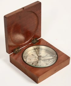 Wood Box Compass Made by  P. Boeringer C. 1910  [198676]