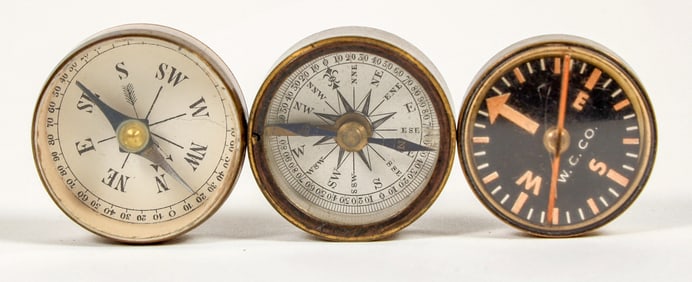 W.C. & Co. Compasses (3) c. 1900 [198635]