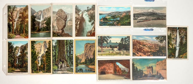 Yosemite  & Other Scenic Postcards (18) [197467]
