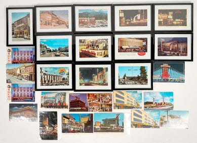 Reno Casino & Virginia City Postcards, 26, Some Framed [197075]