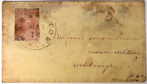 Confederate # 5 on Cover [184767]