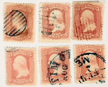Scott #63, #64b, #65 - Group of 6 [199865]