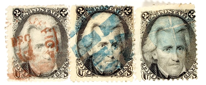 Scott #73, Jackson 2c, Trio [182179]