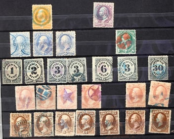 Official Stamps - "O" Scott Group (26 stamps) [182160]
