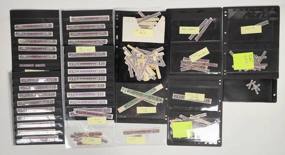 Narcotics Revenue Stamps Hoard   [200481]: This lot contains several hundred newly discovered Narcotics Revenue stamps (about 270 count). They have not been properly curated by a philatelist but collected by a pharmacist. The collective book v