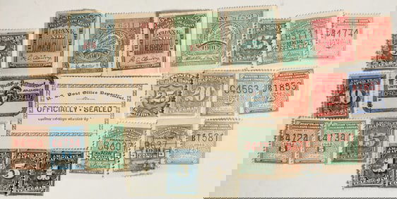 Telegraph Stamp Collection - (~20) [199893]