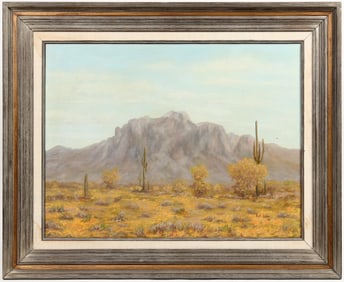Superstition Mountain Framed Painting, Ruth Kaler [197352]