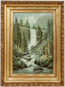 Vernal Falls, Yosemite Painting by Benjamin W. Sears [197338]