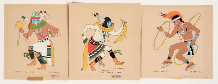 Harrison Begay Reproduction Prints (3)  [197824]