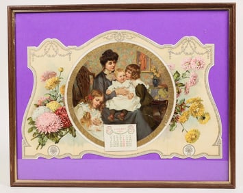 Victorian 1903 Calendar Framed [197538]