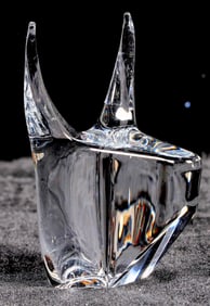 Daum Crystal Bull Head [195619]