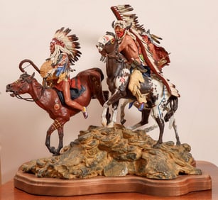 Lemon, David Polychromed Bronze: Cry on the Wind [184086]