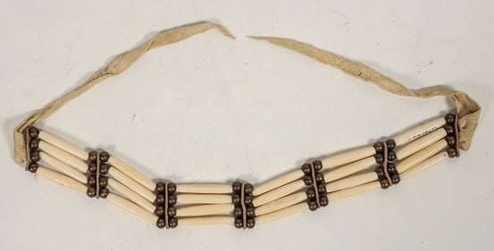 Native American Bone Choker, Signed [197295]
