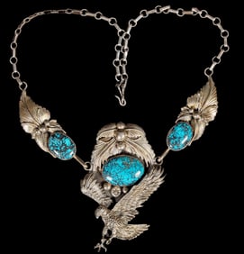 Navajo Eagle Necklace [200076]