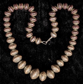 Navajo Silver Bead Chain [200064]