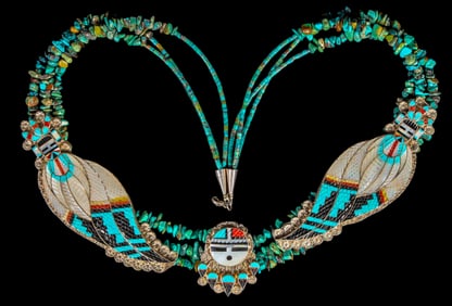Zuni Corn Maiden Necklace [200085]