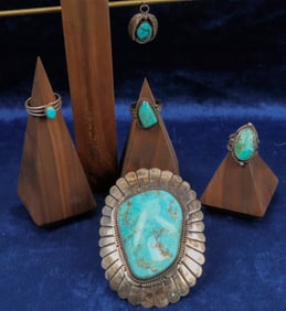 J. Nelson Belt Buckle Plus Rings & Pendant [124968]