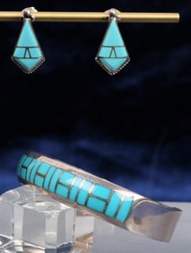 Zuni Channel Set Turquoise [124967]