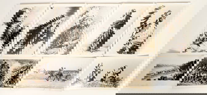 Sioux & Black Hills Native American Real Photo Postcards [199776]: Lot of 9 different. All RPPC. Five are by photographer O'Neill. Topics include Two Shields, Two Strikes, Talking Eagle, Indian dancers, and more. Please inspect.^Date: c.1920s-30sCountry (if not USA):