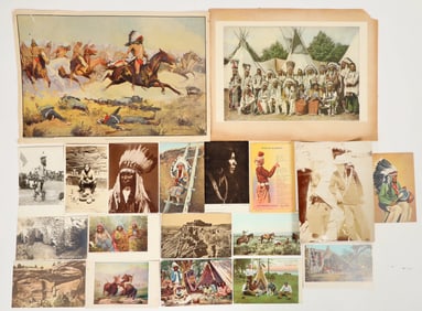 Native Americana Ephemera Group (Postcards & Photographs) [197617]