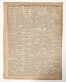 Helena Weekly Herald with News of Johnson County War, 1892 [193865]