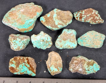 Turquoise - No. 8 Mine Nevada, Polished (10) [193278]