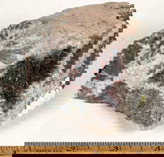 "Homestakite" Specimen from the Homestake Mine, Possible Unknown Mineral [199463]: This specimen is fascinating. It is one of three that Dave Shaddrick said contains a mineral they believed might be unique to the Homestake Mine, and thus they coined it "Homestakite." However, we are