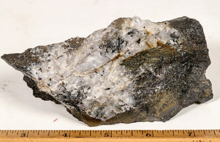 Homestake Formation Ore Specimen with Tourmaline & Vein Quartz [199457]