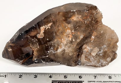 Large Dark Smoky Quartz Crystal [198874]