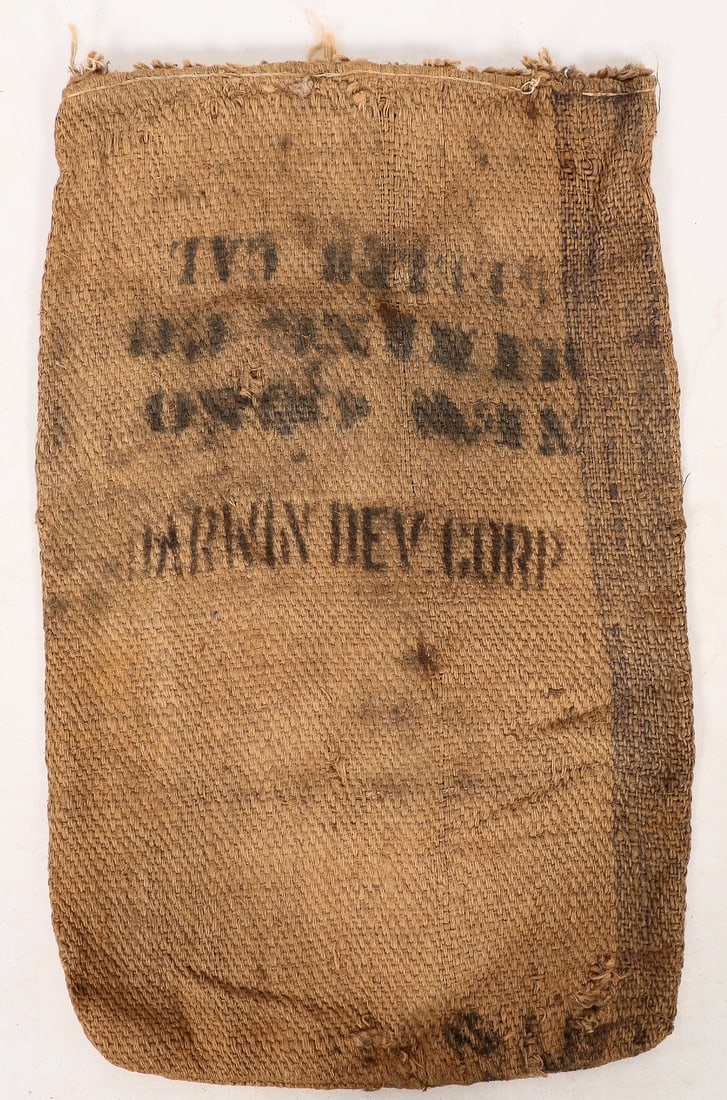 Darwin Dev. Corp., New Coso Mining Ore Bag, c1870s [193388] (1 of 2)