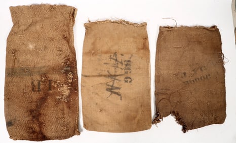 Darwin Mines Ore Bags, 19thc, (3) [193432]