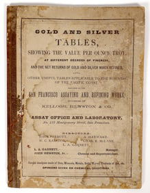 San Francisco Assay and Refining Works Gold and Silver Tables, 1867 [194255]