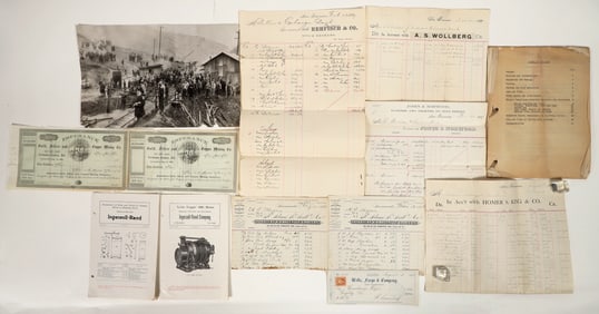 Western Mining Ephemera Group (Mostly California) [197630]