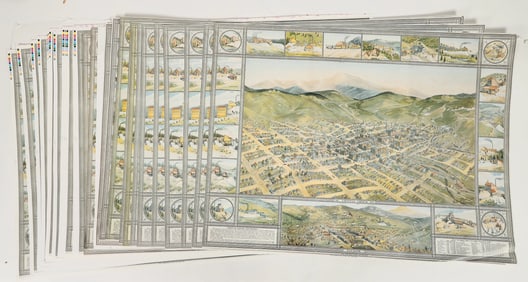 1896 Cripple Creek Colorado Maps - (~30) [157639]