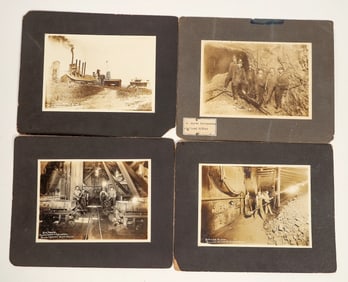 Blue Mound Mining Co. Mounted Photograph Suite, Lead-Zinc, Kansas [199748]
