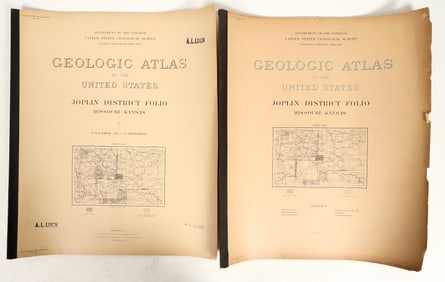 Joplin Mining District Geologic Atlas Folio, 1907 & 1914 [199974]