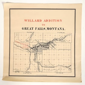 Willard Addition to Great Falls by Rand McNally Showing Mine Smelters [197069]