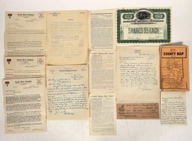 Bullfrog & Goldfield Nevada Mining Ephemera (13) [197634]