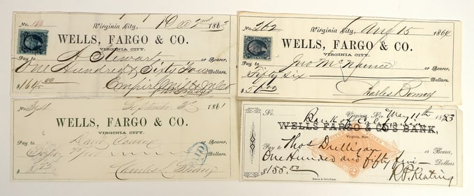 Virginia City, Nevada Wells Fargo Check Group [199035]