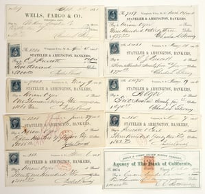 Virginia City, Nevada Mining Lumber Check Collection [199028]
