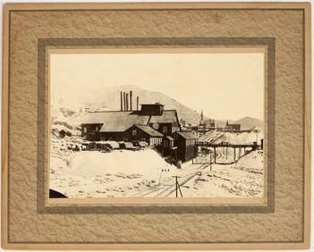 Hale & Norcross Mine, Virginia City, Nevada Mounted Photograph, c.1900 [199954]