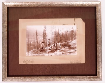 Klondike Gold Rush Mounted Photograph by EA Sather, Framed [199961]