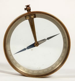 W. & L.E. Gurley Co. Miner's Dip Compass with Mahogany Carry Case  [198683]