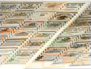 Colorado Stock Certificate Collection (Mostly Mining) [200340]