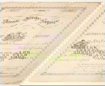 Aurora Mining Company Stock Certificate [200303]