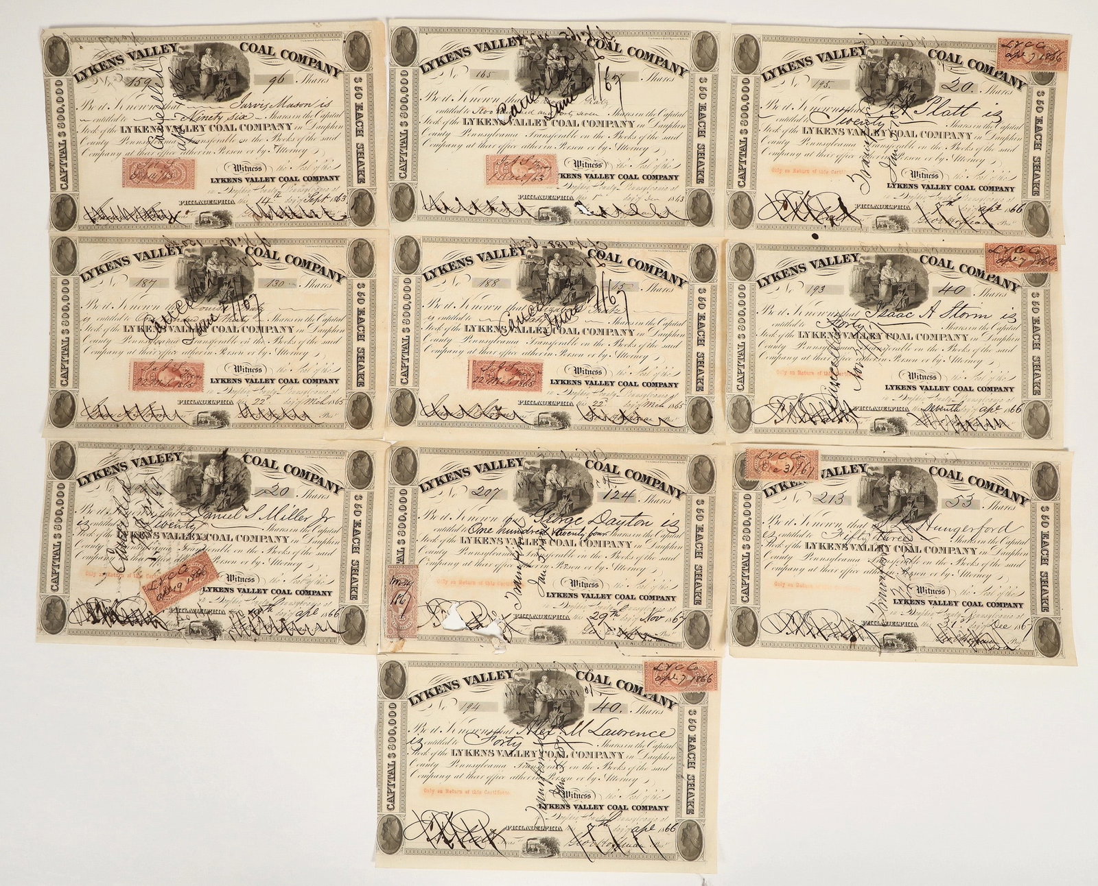 Lykens Valley Coal Co. Stocks [199331] (1 of 1)