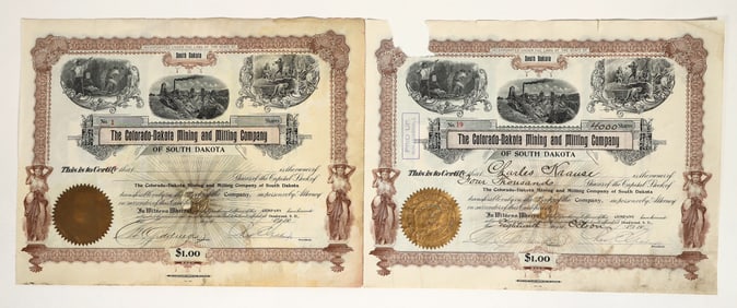 Colorado-Dakota Mining & Milling Co. Stocks #1 and #19 [200331]